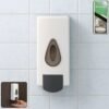 Wall Mounted Soap Dispenser – Refillable Push Button for Bathroom