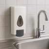Wall Mounted Soap Dispenser – Refillable Push Button for Bathroom