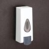 Wall Mounted Soap Dispenser – Refillable Push Button for Bathroom