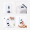 Wall Mounted Soap Dispenser – Refillable Push Button for Bathroom