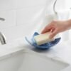 Lotus Blossom Soap Holder Set – 3-Piece Fast Drain Soap Dish