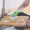 SoapDispensingDishWashingBrushHandle-06.jpg 3 In 1 Liquid Soap Dispenser Dish Cleaning Brush for Kitchen Sink (1 Pc)