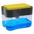 2-in-1 Soap Dispenser – Countertop Sponge Caddy for Kitchen | VelvetBubbles
