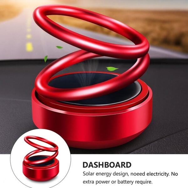Solar-Powered Car Aroma Diffuser – Eco-Friendly Freshener