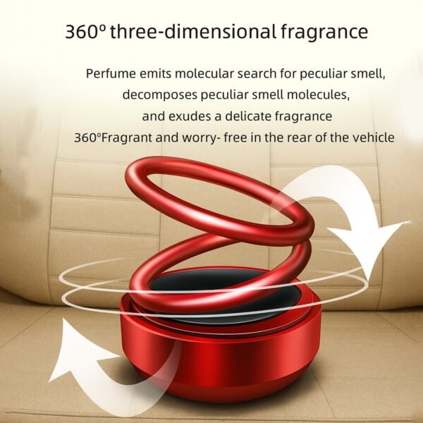 Solar-Powered Car Aroma Diffuser – Eco-Friendly Freshener