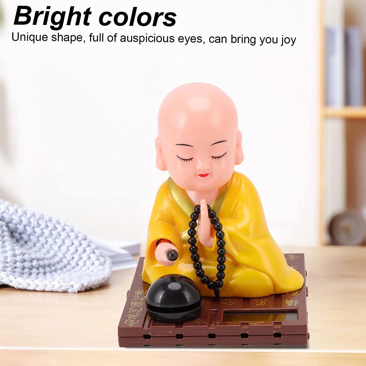 Solar Buddha Statue – Eco-Friendly Movement & Meditation Decor