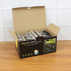 Solar Lawn Lamp Set – Eco-Friendly Stainless Steel Outdoor Lights