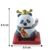 Solar Powered Moving Hand Panda Showpiece – Cute Waving Desk Decor
