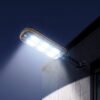 Solar LED Motion Sensor Wall Light with Remote Waterproof Outdoor (1 Set)