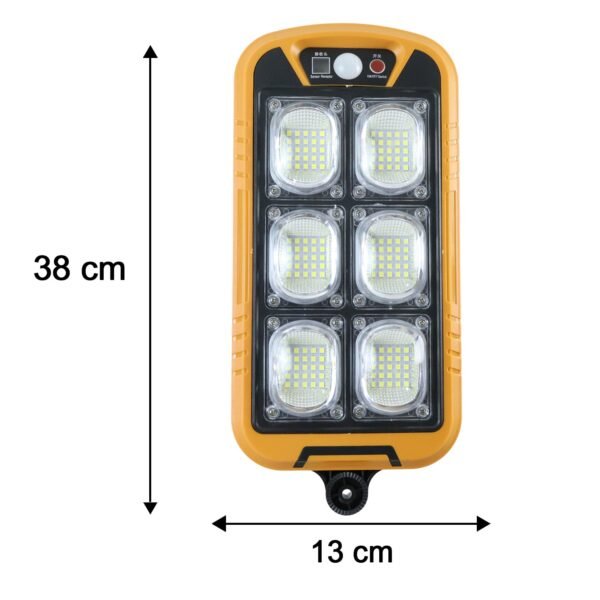 Solar LED Motion Sensor Wall Light with Remote Waterproof Outdoor (1 Set)