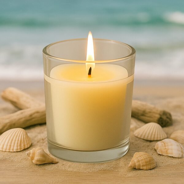Scented Votive Candle – Ocean Breeze Fragrance, 50gm Jar