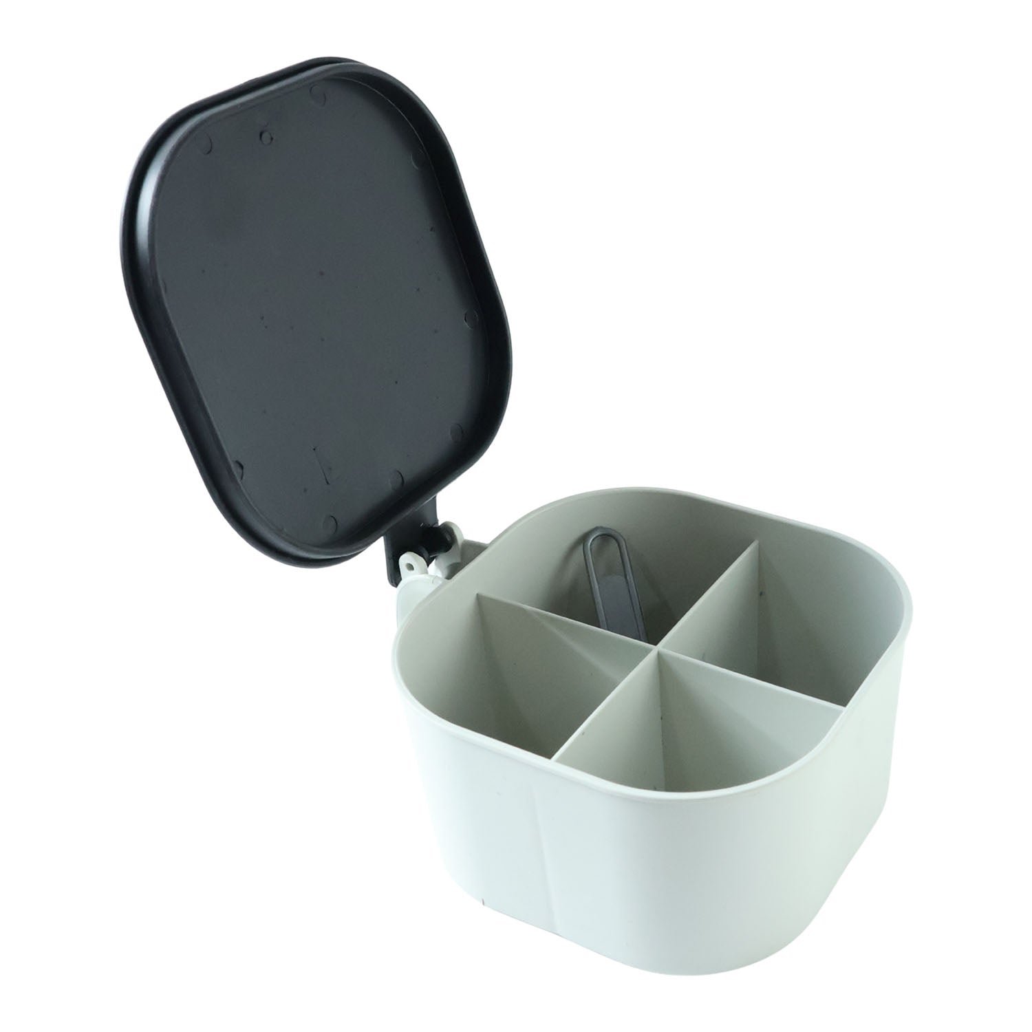 Masala Box – 4-Section Plastic Spice Organizer for Kitchen | Organivo