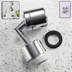 Faucet Aerator – 1080 Degree Swivel, Splash-Proof Water Flow