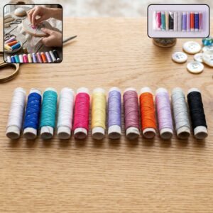 Multicolor Polyester Sewing Thread – Assorted Colors for Quick Repairs