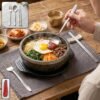 Portable Stainless Steel Cutlery Set Fork Spoon Chopsticks Pouch (4 Pc Set)