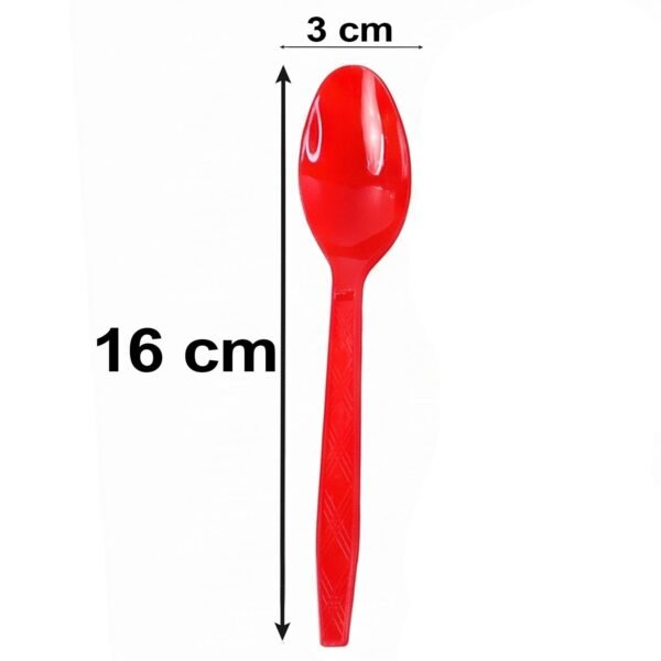 Plastic Spoon 20 Pc Set Reusable Dinner Spoons Unbreakable Cutlery (20 Pc Set)