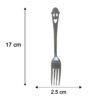 Stainless Steel Portable Cutlery Set Spoon Fork Chopsticks with Pouch (4 Pc Set)