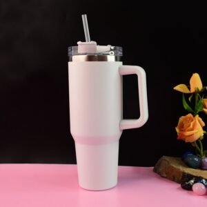 Stainless-Stee-Mug-01_6a6d2ac4-2bda-4055-a7f4-67d053bb78d0 Insulated Stainless Steel Travel Tumbler – 890 ML White with Handle