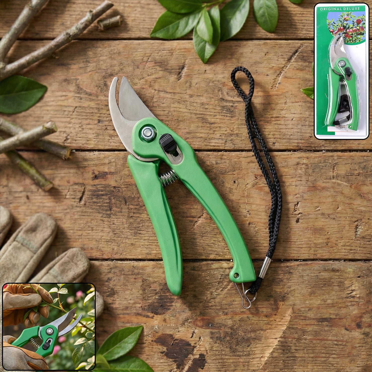 Garden Shears – Sharp Stainless Steel Bypass Pruners | Cisora