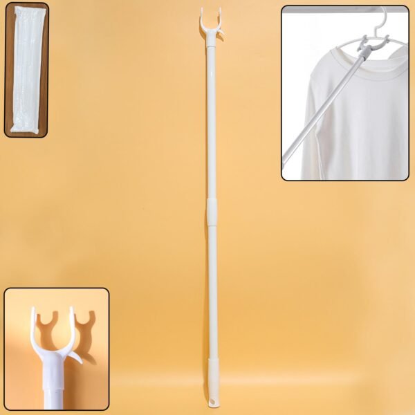 Long Reach Clothes Hook Rod – 86 cm for Easy Access