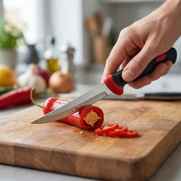 StainlessKnife-03 Utility Knife – Ergonomic Stainless Steel Handle for Precise Cutting