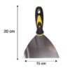Stainless Steel Putty Scraper 145 MM Flexible Blade Wall Filler (1 Pc)
