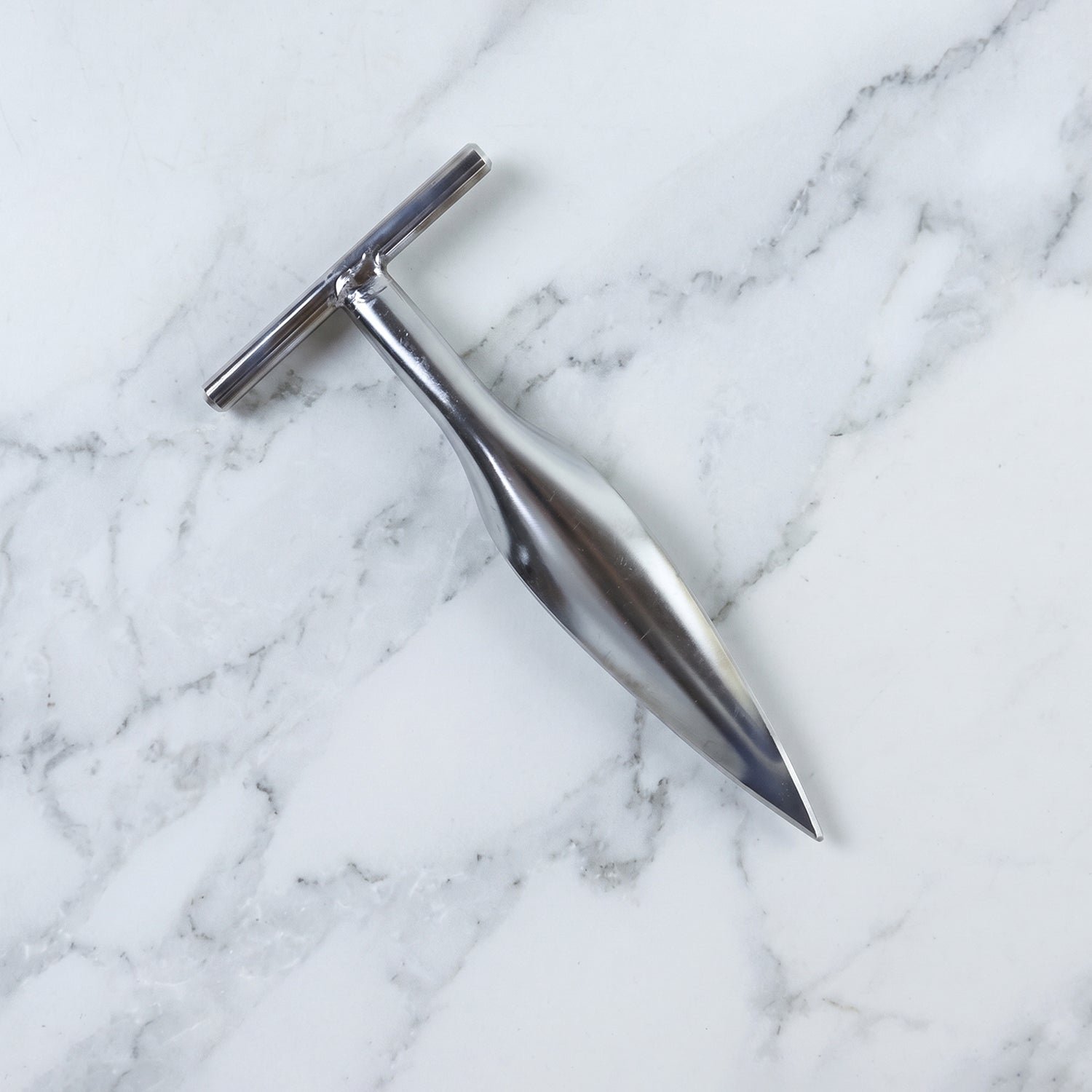 Coconut Breaker – Stainless Steel with Comfortable T-Handle Grip