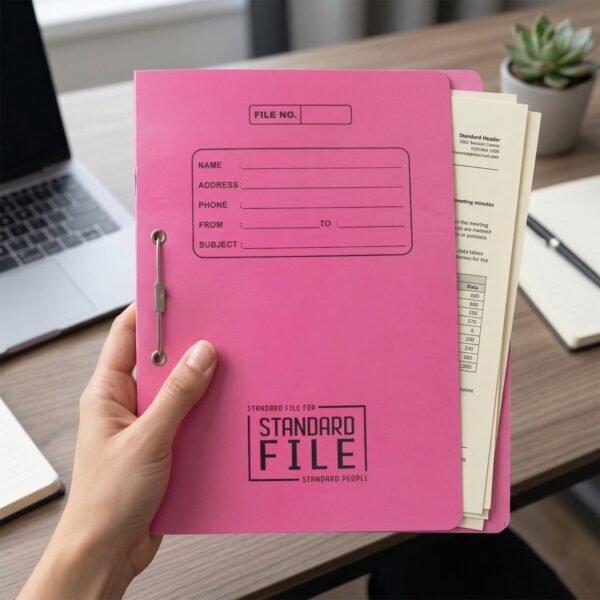 Premium Spring File Folder – Heavy Duty A4 Document Organizer