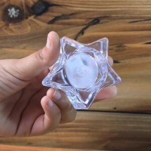 Star-Shaped LED Candles – Flameless Decorative Tealight Set