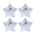 Star-Shaped LED Candles – Flameless Decorative Tealight Set
