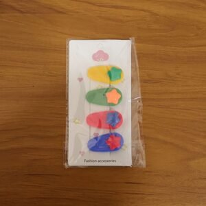 Star Hair Clip Set – Colorful Decorative Clips for Stylish Hold