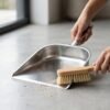 Stainless Steel Dustpan – Heavy Duty Cleaning Tool with Handle