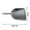 Stainless Steel Dustpan – Heavy Duty Cleaning Tool with Handle