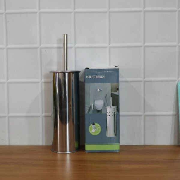 StillToiletBrush-live Toilet Cleaning Brush – Durable with Long Handle and Holder