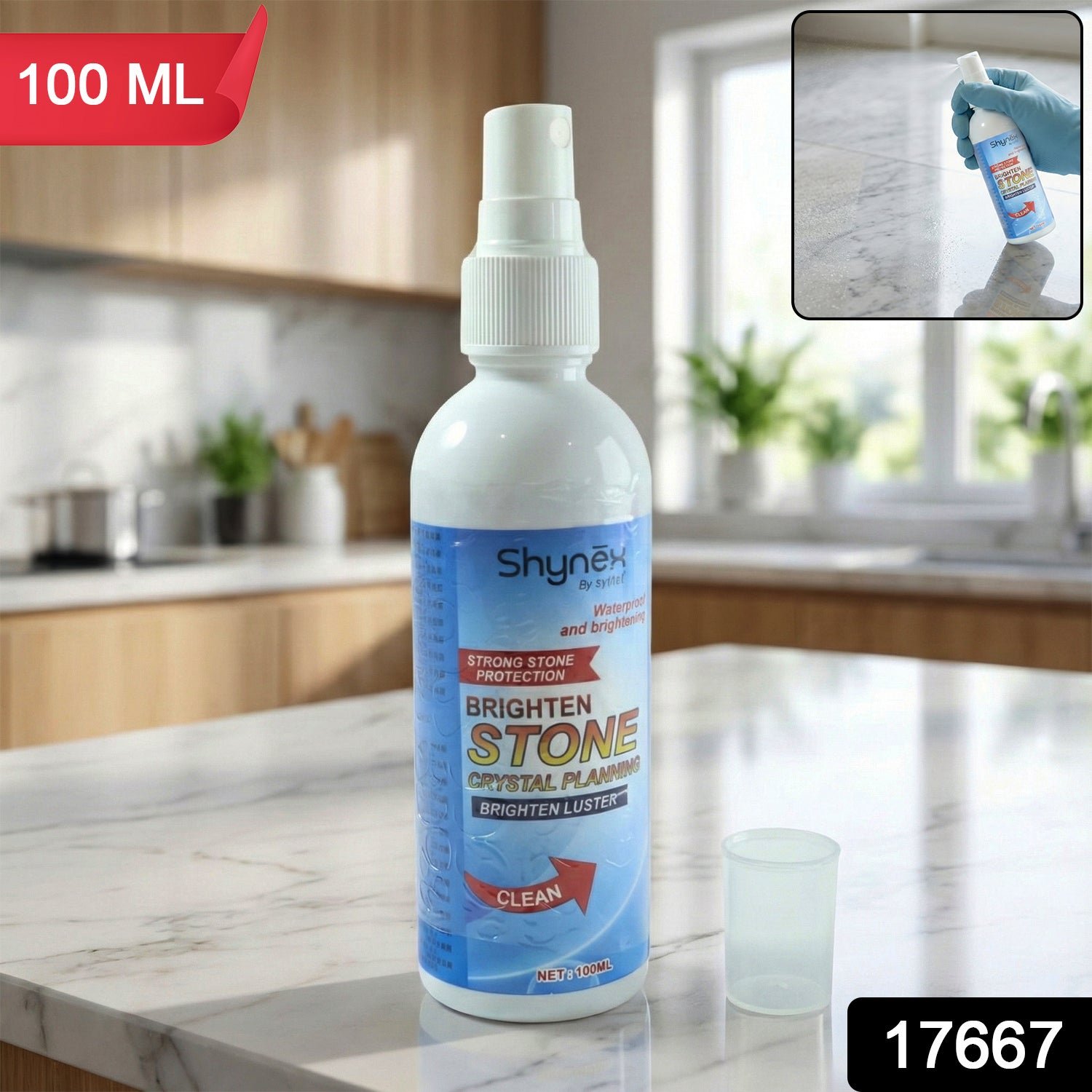 Stone Stain Remover – Stone Polisher & Cleaner 100 ML | Velvet Wipe