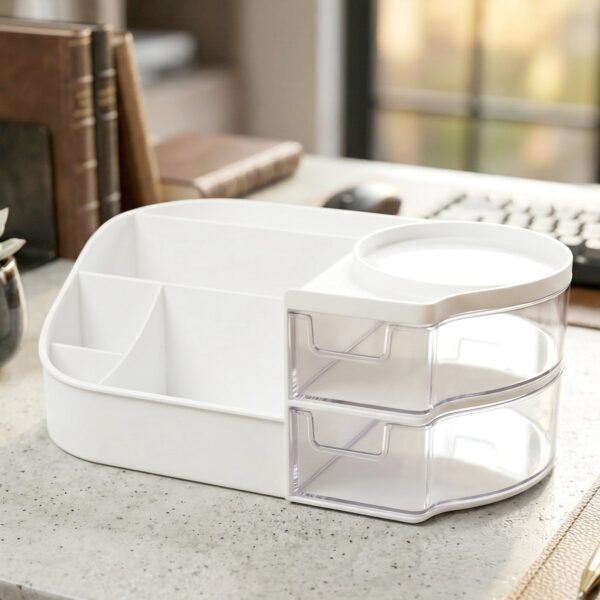 Multipurpose Makeup Organizer – Space-Saving Storage with Drawers