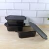 Food Storage Containers – Leakproof Meal Prep Set of 3
