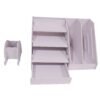 Multifunctional Desk Organizer Storage Cabinet with Drawer File Rack (1 Set)