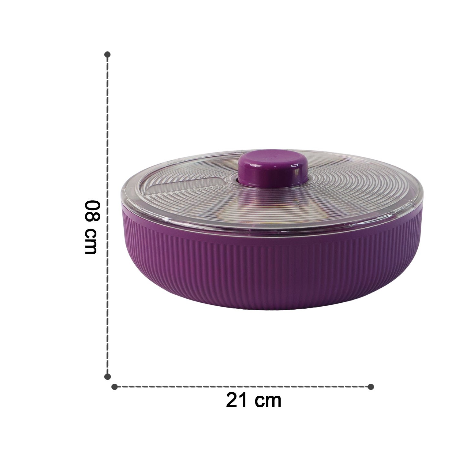 Rotating Dry Fruit Storage Container – Multipurpose Snack Organizer