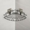StorageOrganizer-02 Wall-Mounted Corner Bathroom Storage Rack – Space-Saving Organizer