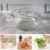 Transparent Plastic Bowl with Handle – Large Multipurpose Kitchen Basket