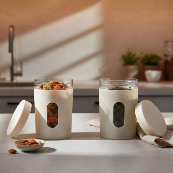 Kitchen Storage Container Set – Airtight 2-Pc 750 ML Set