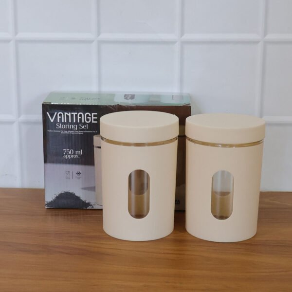 Kitchen Storage Container Set – Airtight 2-Pc 750 ML Set