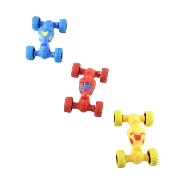 Telescopic Pull Back Stunt Car Toy for Kids Friction Off Road Vehicle (1 Pc)