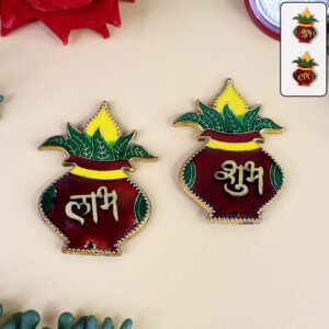 Shubh Labh Kalash Wall Hangings – Traditional Prosperity Decor Set
