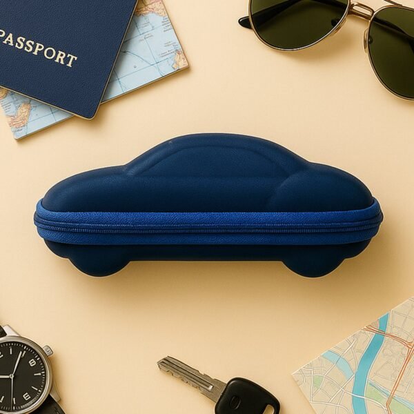 Cartoon Car Sunglasses Case – Portable & Protective Eyeglasses Holder