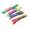 SweetHairclip-04 Sweet Text Hair Clip Set – Trendy Lightweight Fashion Pins (4 Pc)