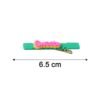 SweetHairclip-size Sweet Text Hair Clip Set – Trendy Lightweight Fashion Pins (4 Pc)