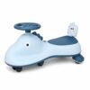 Kids Swing Car Ride On Toy with Music, Blue Shark Design Magic Twist Car (1 Pc)