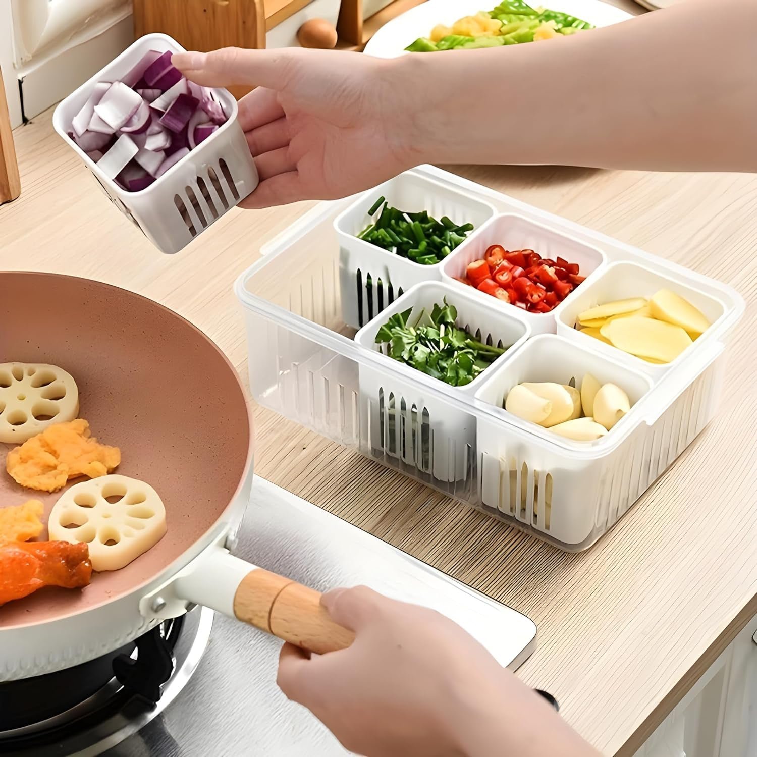 Fridge Storage Box – Airtight Food Organizer for Freshness | Organivo